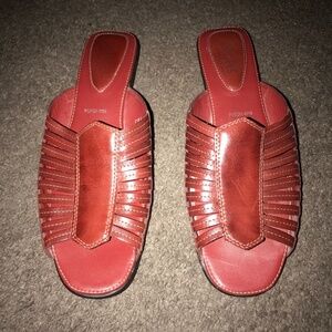 Nickels soft leather slip on shoes